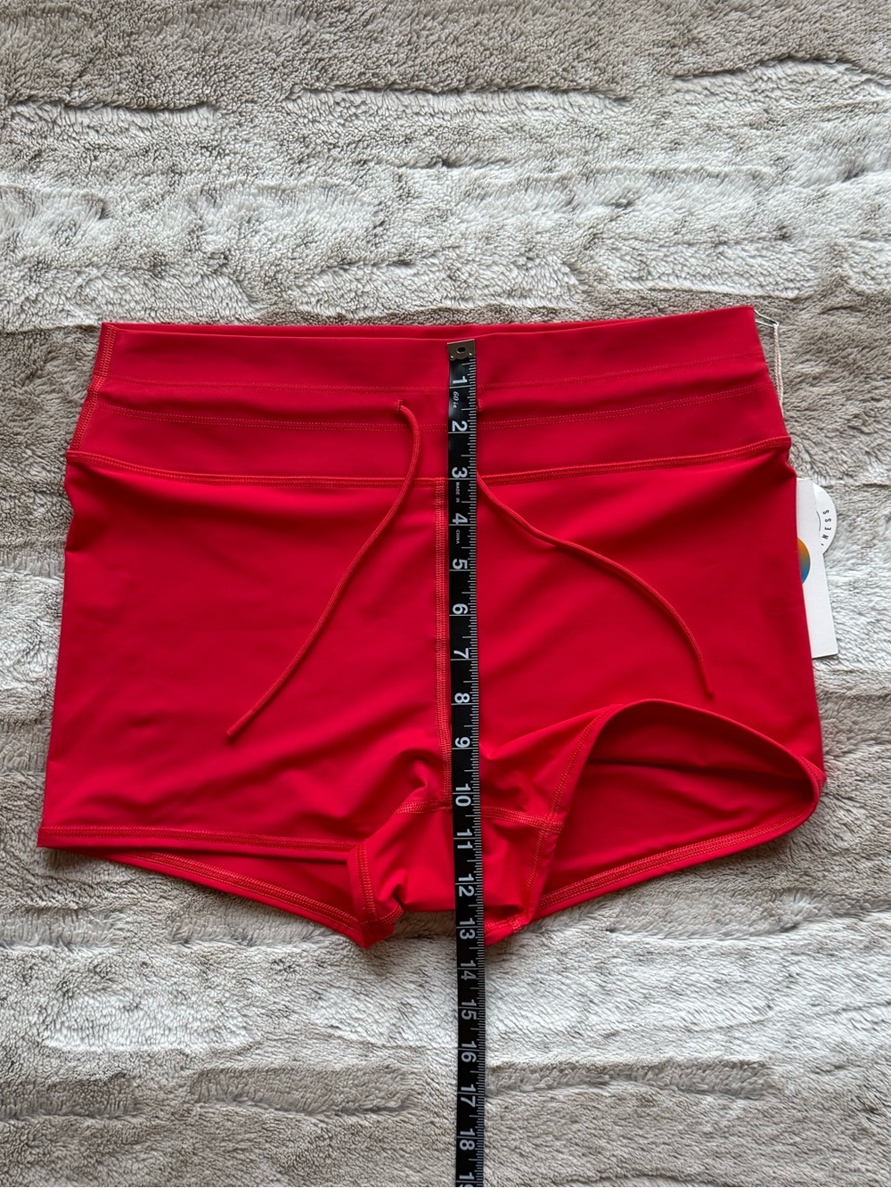 NWT Vuori Shorty Swim Shorts in Bright Red Size L - Picture 8 of 13